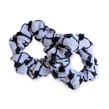 Set of 2 Keffiyeh Scrunchies - KUVRD