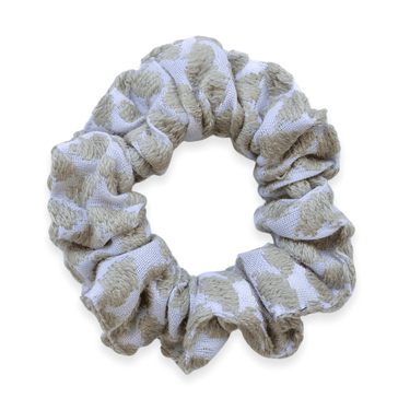 Set of 2 Olive Keffiyeh Scrunchie - KUVRD