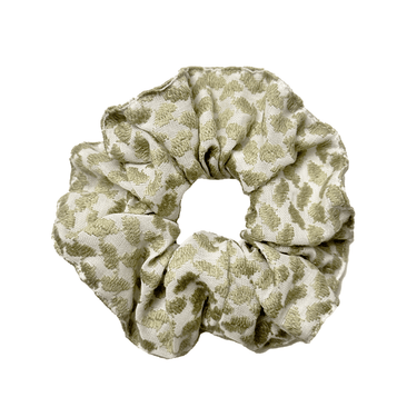 Oversized Olive Keffiyeh Scrunchie - KUVRD