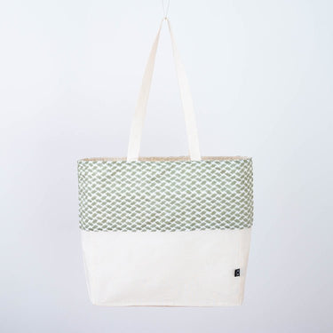 Zaytoun Olive Keffiyeh Tote Bag - KUVRD