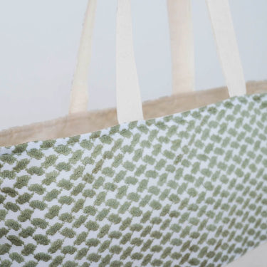 Zaytoun Olive Keffiyeh Tote Bag - KUVRD