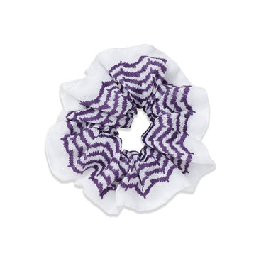 Oversized Purple Keffiyeh Scrunchie - KUVRD