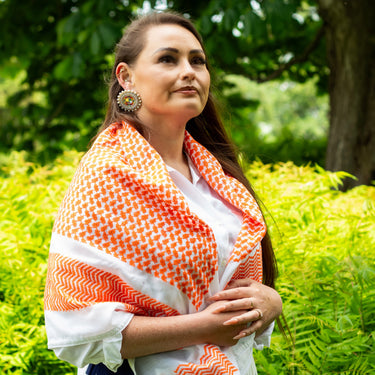 Jaffa Orange Keffiyeh - KUVRD