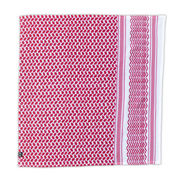KUVRD Camper Keffiyeh Bandana, folded detail