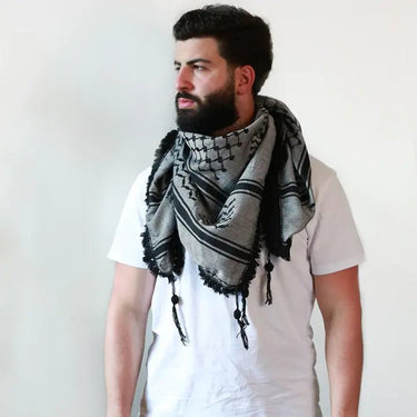 Charcoal Keffiyeh - KUVRD
