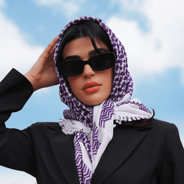 Fig Purple Keffiyeh - KUVRD