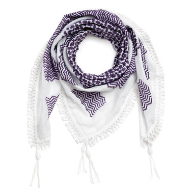 Fig Purple Keffiyeh - KUVRD