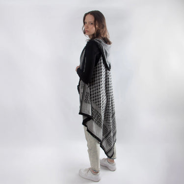 Charcoal Keffiyeh Vest - KUVRD