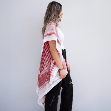 Red Keffiyeh Vest - KUVRD
