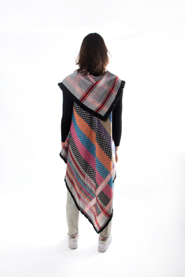Multi Colour Keffiyeh Vest - KUVRD
