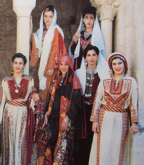 The different types of traditional Palestinian fashion