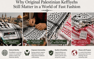 Why Original Palestinian Keffiyehs Still Matter in a World of Fast Fashion