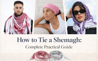 Keffiyeh vs Shemagh: How to Wear and Tie a Traditional Keffiyeh Scarf - KUVRD