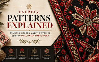 Tatreez Patterns Explained: Symbols, Colors, and the Stories Behind Palestinian Embroidery