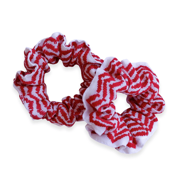 Set of 2 Red Keffiyeh Scrunchie - KUVRD