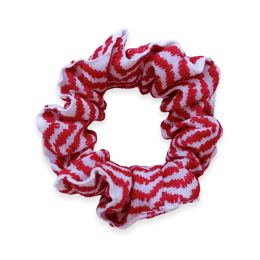 Set of 2 Red Keffiyeh Scrunchie - KUVRD