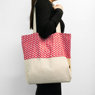 Red Keffiyeh Tote Bag - KUVRD