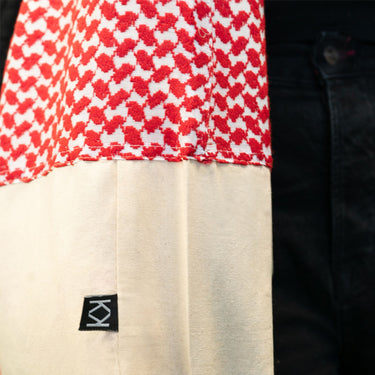 Red Keffiyeh Tote Bag - KUVRD