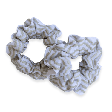 Set of 2 Olive Keffiyeh Scrunchie - KUVRD