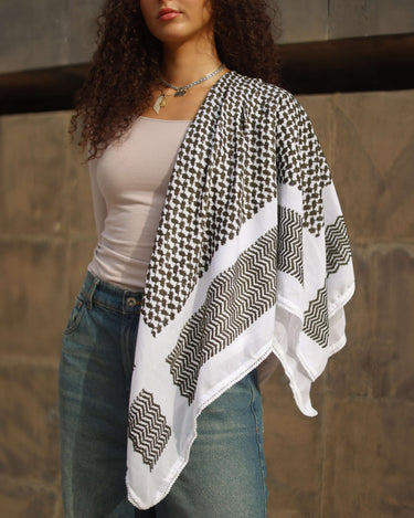 Army Green Keffiyeh - KUVRD