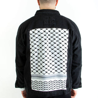 Classic Keffiyeh Denim Jacket - KUVRD