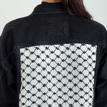 Classic Keffiyeh Denim Jacket - KUVRD