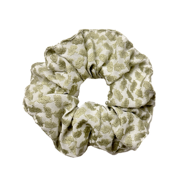 Oversized Olive Keffiyeh Scrunchie