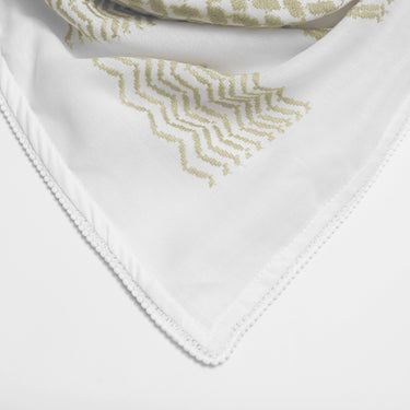 Zaytoun Olive Green Keffiyeh - KUVRD