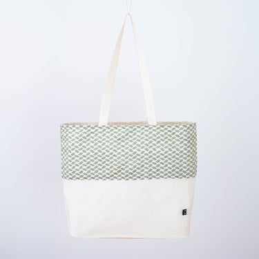 Zaytoun Olive Keffiyeh Tote Bag