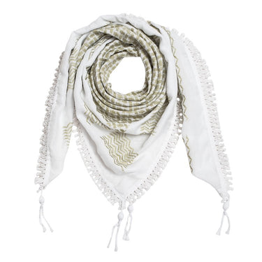 Zaytoun Olive Green Keffiyeh - KUVRD