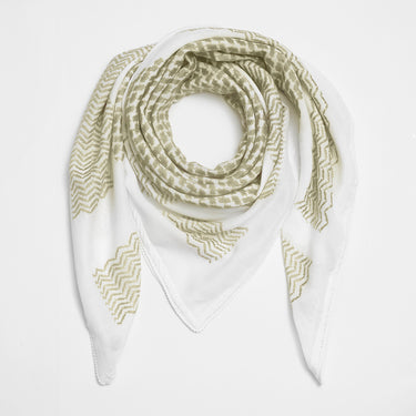 Zaytoun Olive Green Keffiyeh