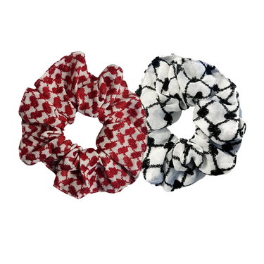 Habibiti Bundle: 2 Keffiyeh Scrunchies
