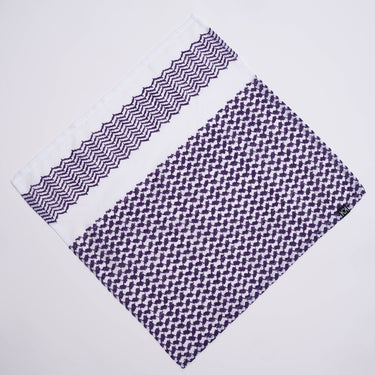 Fig Purple Keffiyeh Bandana