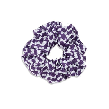 Oversized Purple Keffiyeh Scrunchie - KUVRD