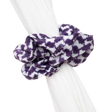 Oversized Purple Keffiyeh Scrunchie - KUVRD