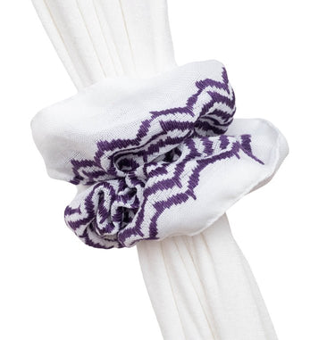 Oversized Purple Keffiyeh Scrunchie - KUVRD