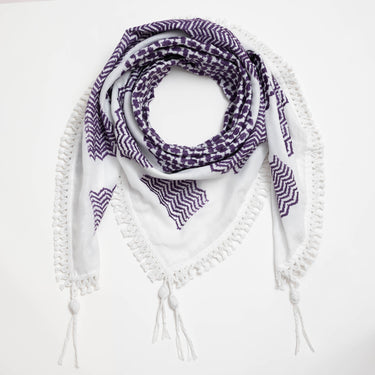 Fig Purple Keffiyeh