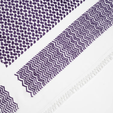 Fig Purple Keffiyeh