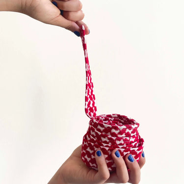 Red Keffiyeh Wrap Belt - KUVRD