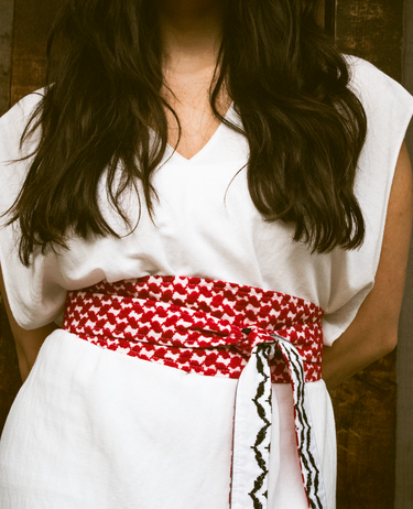Reversible Keffiyeh Belt wrap - KUVRD