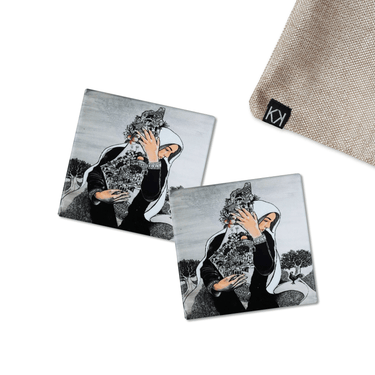 Set of 2 Homeland Coasters - KUVRD