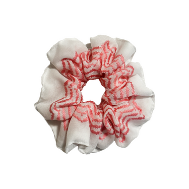 Oversized Pink Keffiyeh Scrunchie