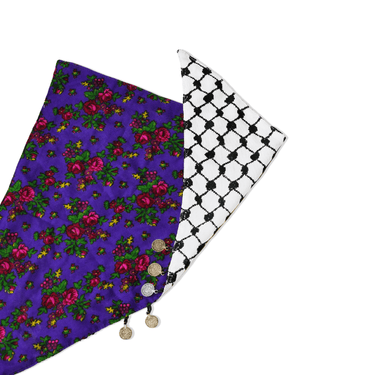 Barauq Purple Falahi Bandana - KUVRD