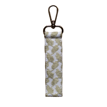 KUVRD Keffiyeh Keychain in authentic keffiyeh fabric