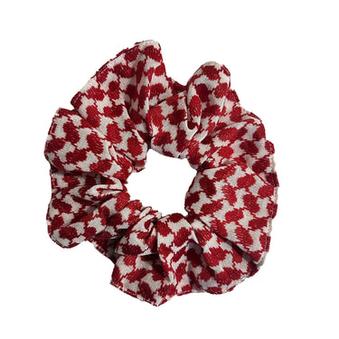 Oversized Red Keffiyeh Scrunchie - KUVRD