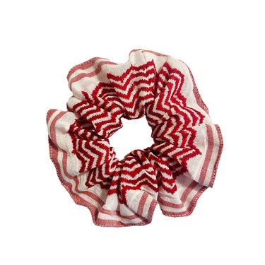 Oversized Red Keffiyeh Scrunchie - KUVRD