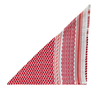KUVRD red Tatreez Keffiyeh Bandana, styled look