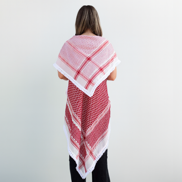 Red Keffiyeh Vest - KUVRD