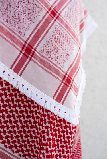 Red Keffiyeh Vest - KUVRD