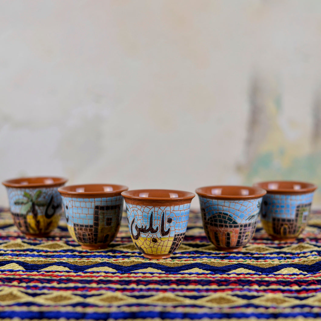 Set of 6 Cities Coffee Cups